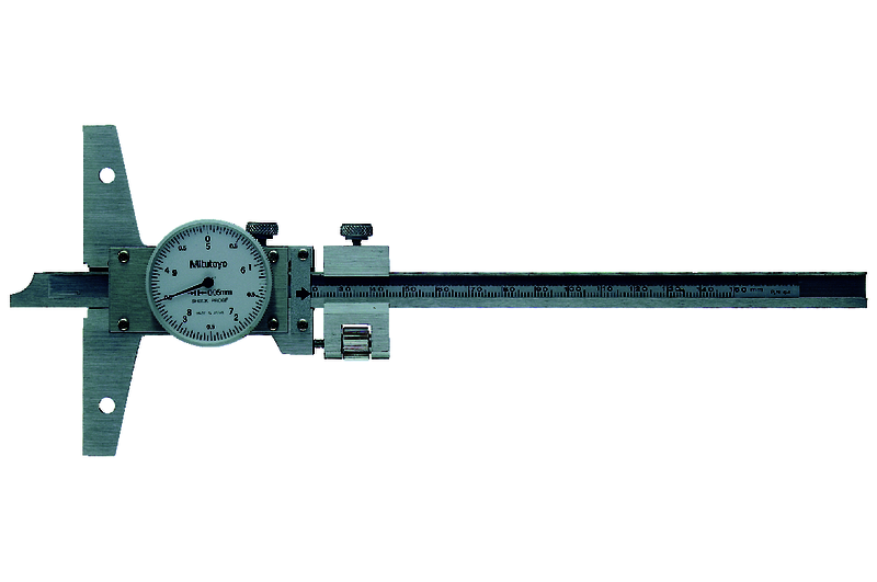 Mitutoyo Órás mélységmérő finomállítóval, 0-200 mm, 0.05 mm (527-302-50) termék fő termékképe