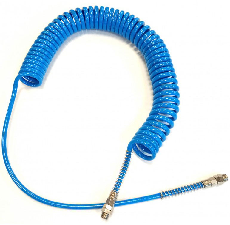 Rectus SPF812SB150R kalibrált Shore A 98 PU spiráltömlő forgó csavarzattal, kék, 12x8x2 mm, 15 m hosszú termék fő termékképe