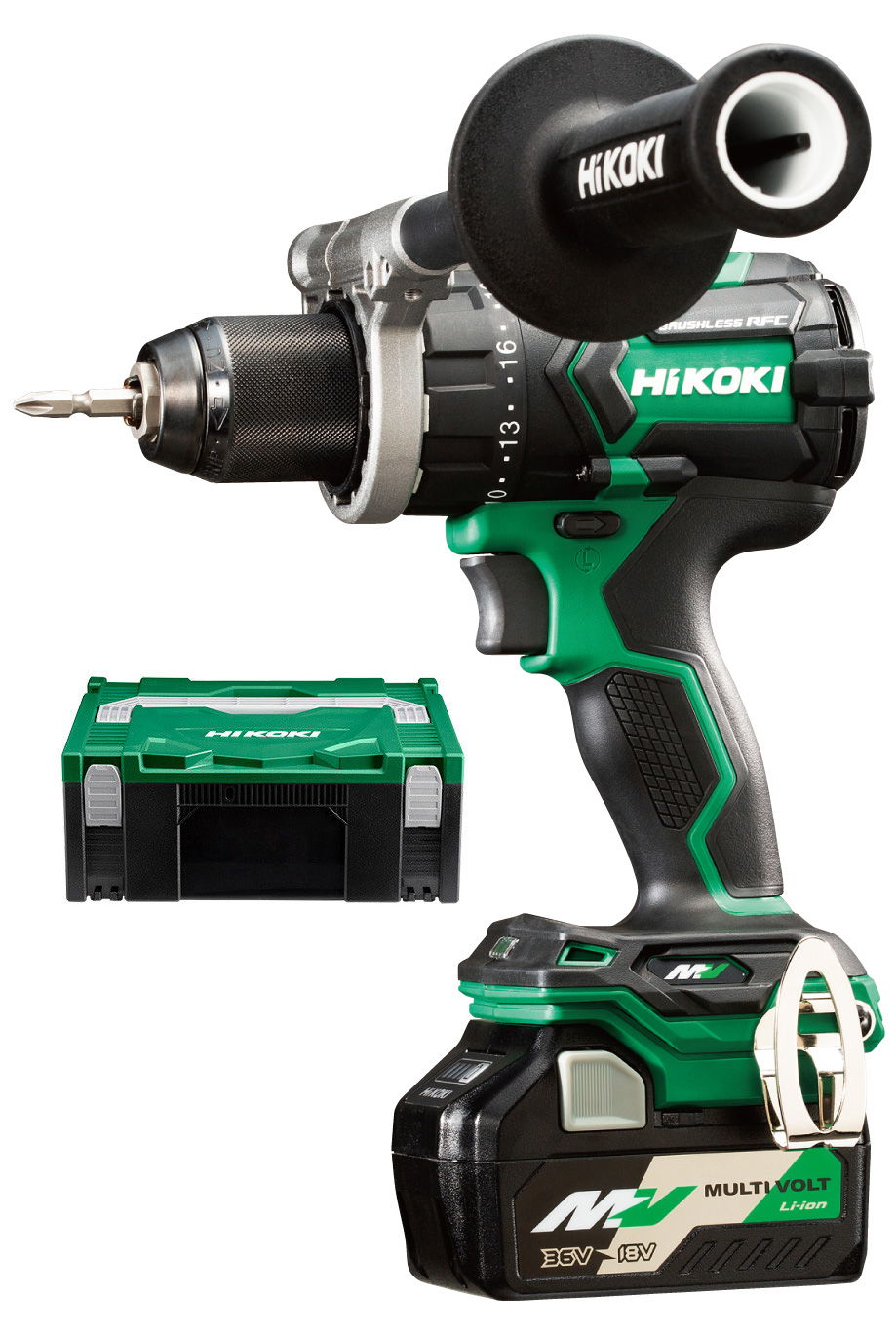 HiKoki DS36DC-WRZ MULTI VOLT akkus fúró-csavarozó (2 x BSL36A18 MULTI VOLT Li-ion akkuval, Hitbox kofferben) termék fő termékképe